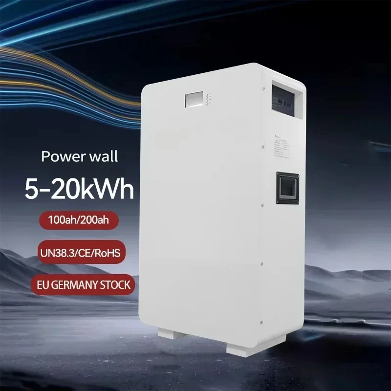 Dawnice 10kwh 15kwh 51.2V 48v 200ah power solar battery lifepo4 wall mounted energy storage lithium battery