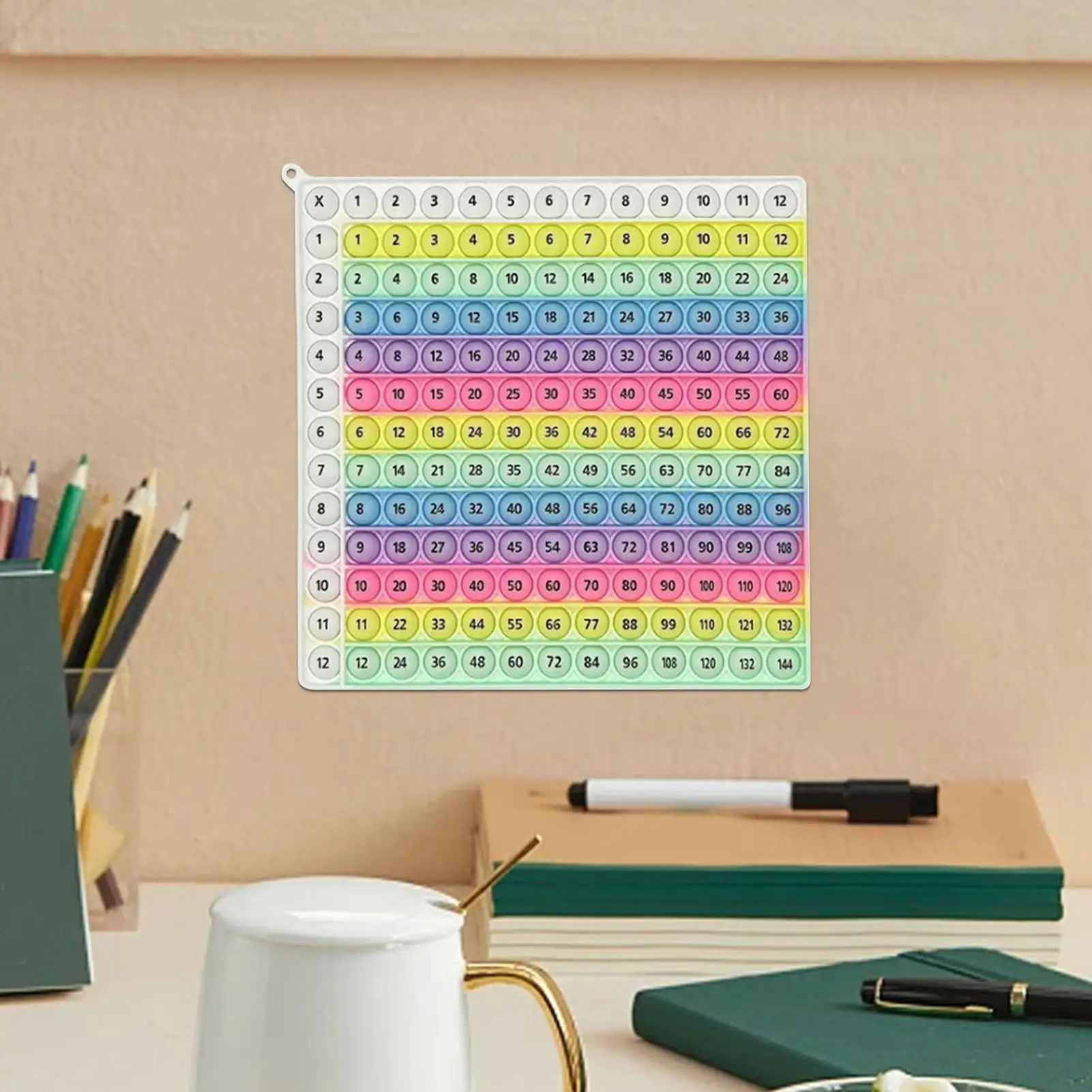 Multiplication Board Press Educational Games Kids Math Formula Learning Toys for Students Toddler Kids Boys Girls School