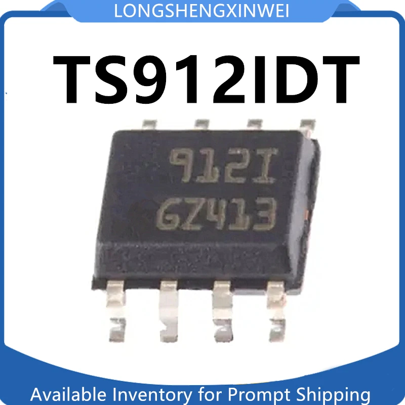 1PCS New TS912IDT Screen Printed 912I 9121 Patch SOP8 Operational Amplifier Chip IC