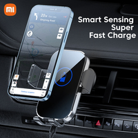 Xiaomi Universal Car Wireless Charger Auto Car Mount Phone Holder Stand For iPhone Samsung Intelligent Sensing 15W Fast Charging