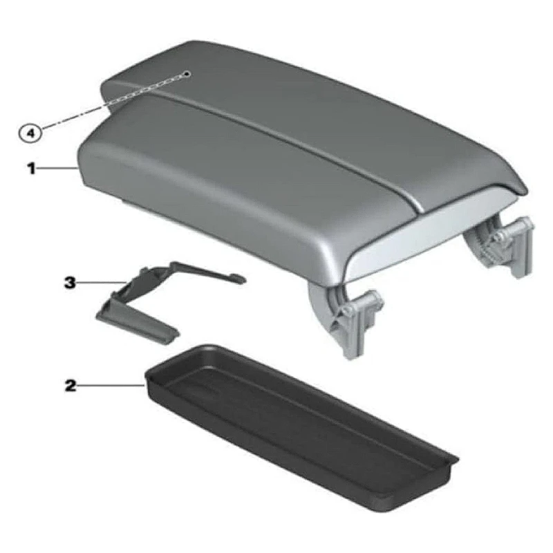 For E90 E91 E92 E93 Centre Armrest Storage Insert Tray 51167118064 Car accessories