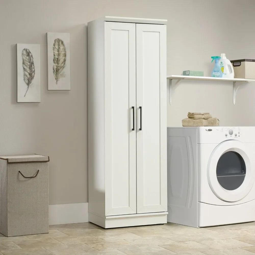 

Storage Cabinet/ Pantry cabinets, Soft White finish jewelry mirror cabinet furniture glass cabinet cajonera pequeña