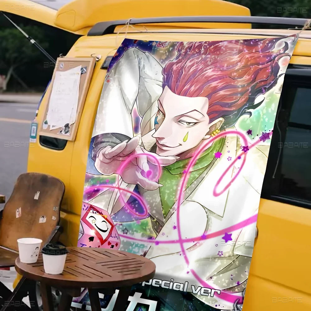 

Hunter X Hunter Hisoka Anime Chart Flag For Living Room Home Dorm Decor Art Home Decor Banner