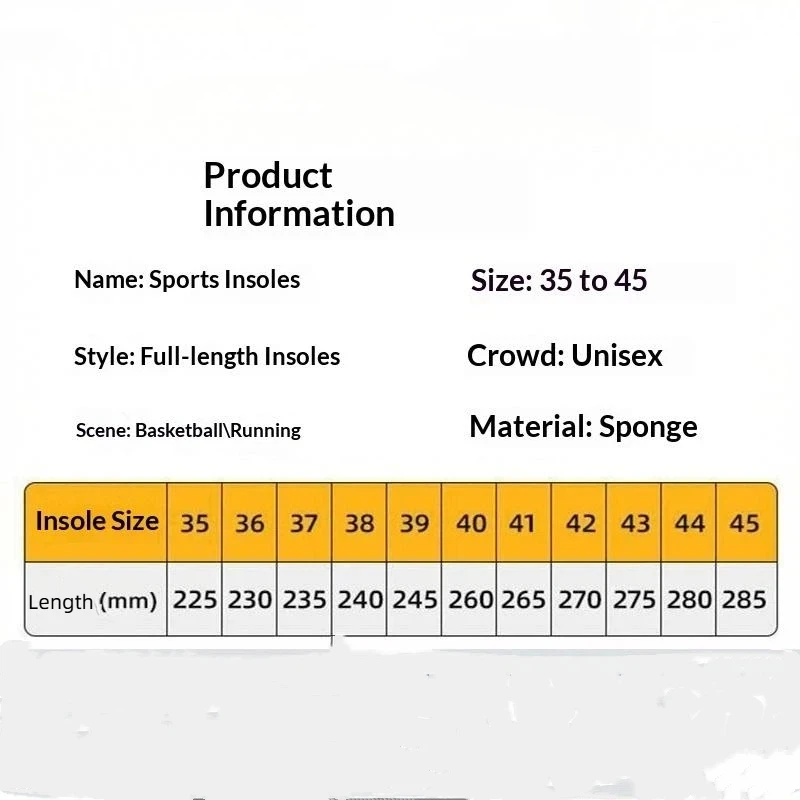 1 Paar Sport-Einlegesohlen für Schuhe, Memory-Schaum-Sohlenkissen, stoßdämpfend, atmungsaktiv, geruchshemmend, orthopädisches EVA-Softpad – Detail 9