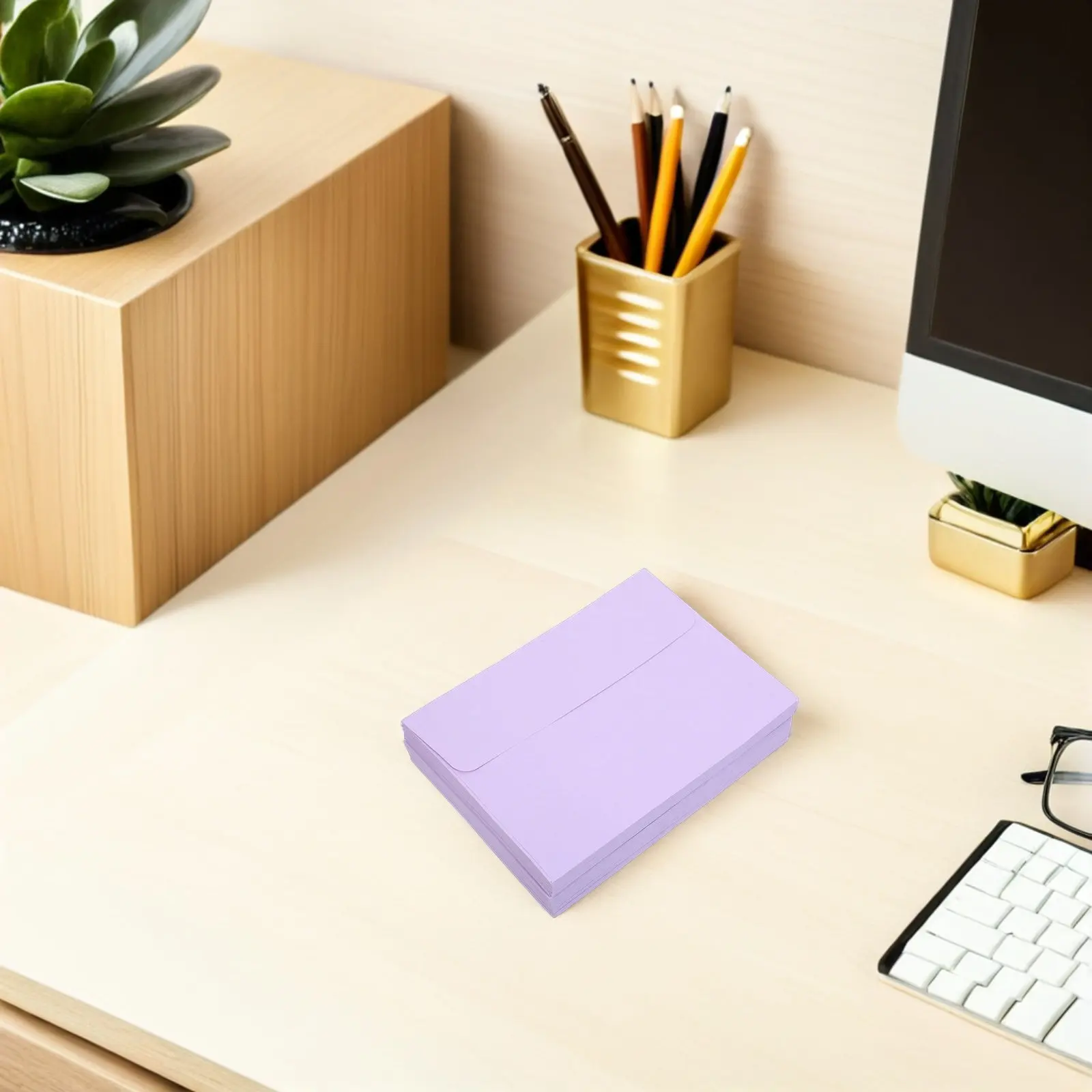 

80Pcs Blank Paper Envelopes Classic Plain Invitation Envelope for Wedding Birthday Holiday Greeting Card Money Cash Gift