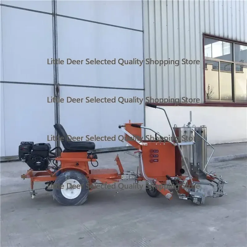 Thermoplastic Road Line Marking Machine Engine High Efficiency Adjustable Width Thickness Road