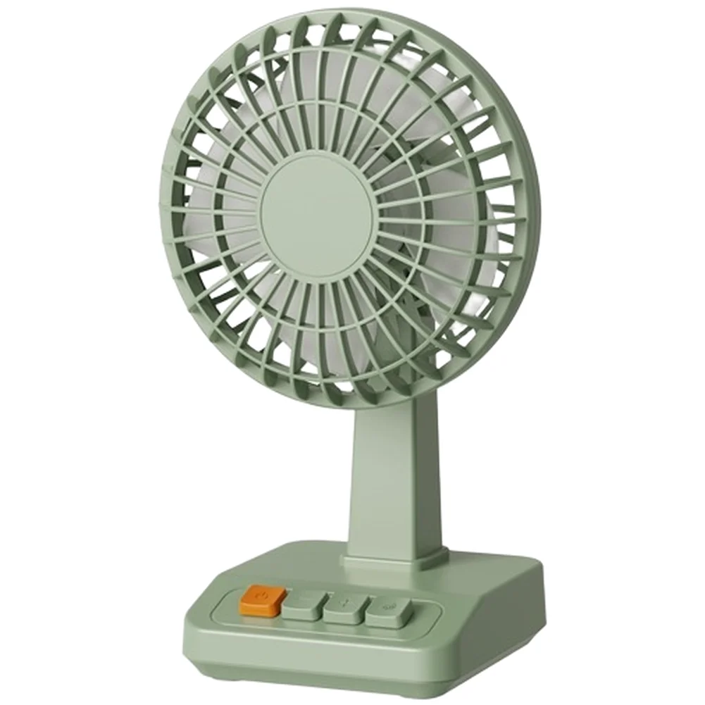 For Peaceful Working Environment 10.6*8.4*17.9cm Usb Rechargeable Fan Quiet Operation Fan Hvac Quiet Table Fan