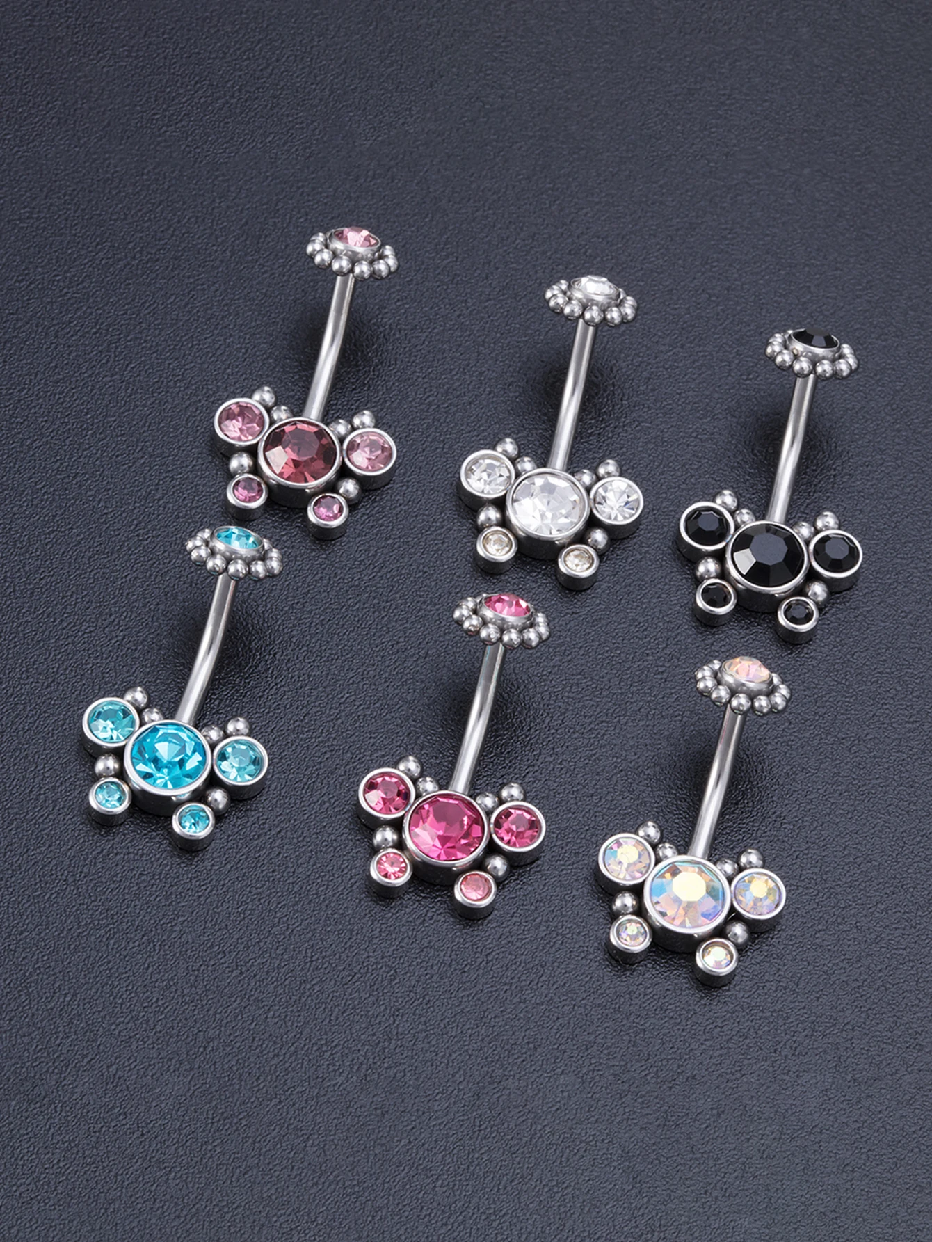 1pc Butterfly Wing Welding Ball Belly Navel Ring For Women Titanium Steel Belly Button Ring Sexy Charming Belly Piercing Jewelry