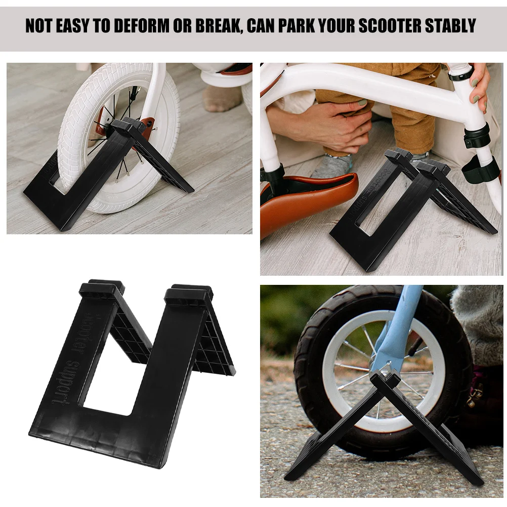 حامل سكوتر محمول لدعم ركن السيارة، مادة قوية، سهل الحمل، تصميم عصري، حامل دراجة، حامل دراجة ركن السيارة #2