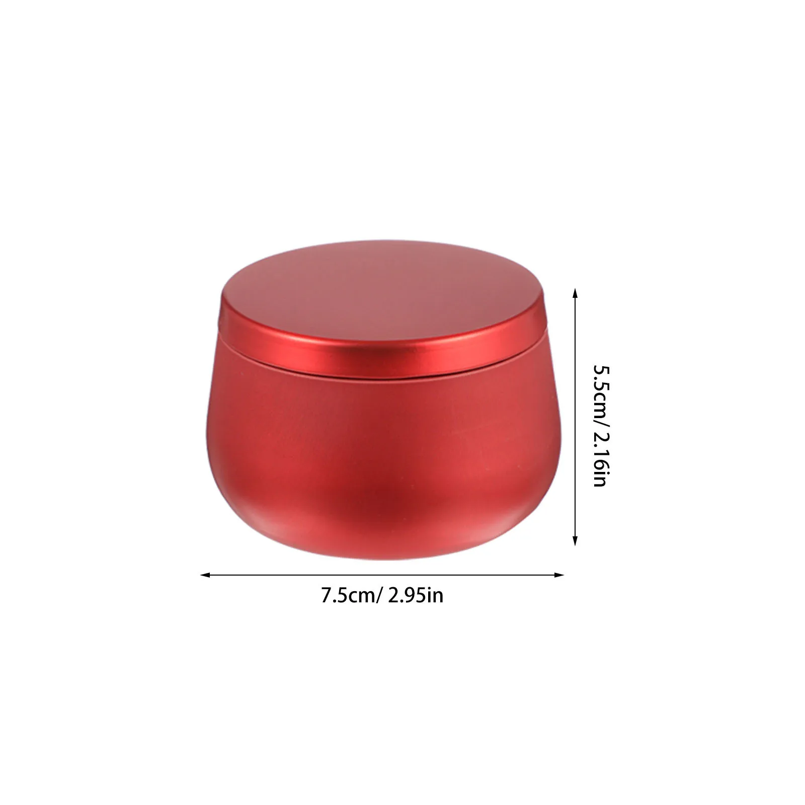 

8Pcs Tinplate Tea Candy Can Round Storage Box Multi Purpose Jewelry Craft Container Tea Tin Craft Can Gift Storage Box