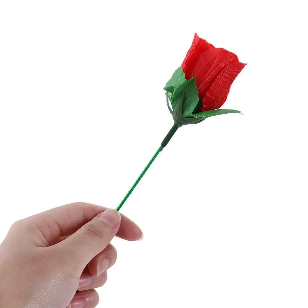 

Magic Props Fun Present Flame Appearing Flower Magic Tricks Torch to Rose Magic Fire Rose Magic Trick Rose Change Roses Magic