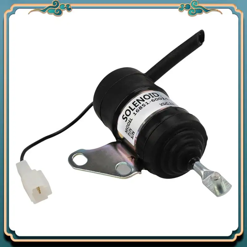 

Latest 12V Fuel Shutoff Solenoid Valve 052600-4530 16851-60014 For Kubota RTV900 BX1800D Z482 Z602 D722 D782 052600-4531