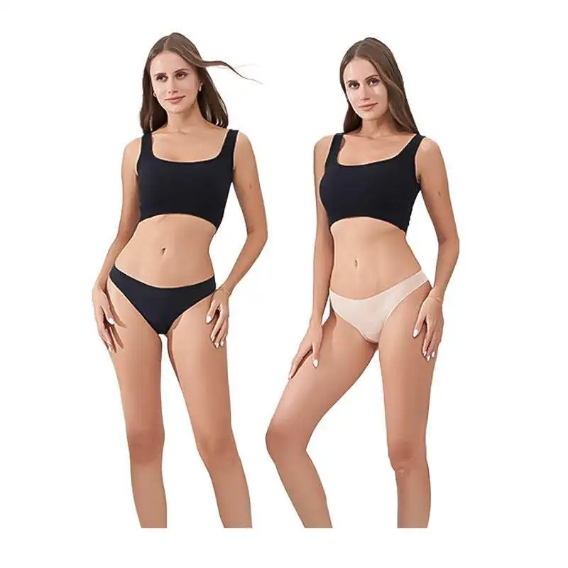 

Ladies Low Waist Sexy Ice Silk Breathable e Panties Sed Gstring Sl Underwear Comfortable Sensation Innerwear