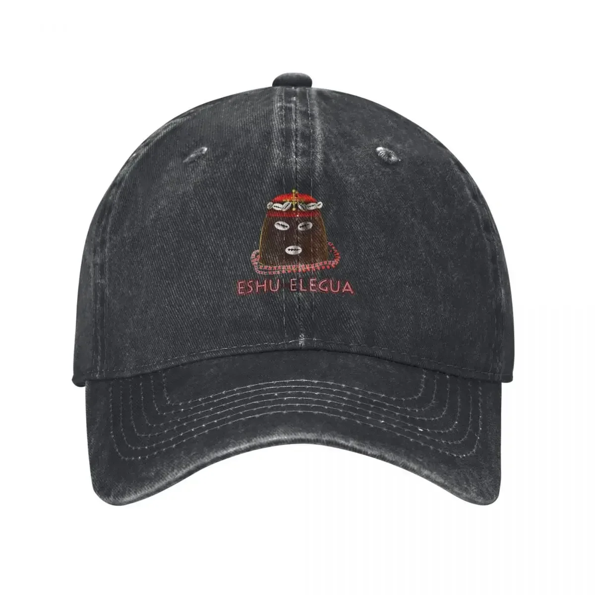Eshu-Elegua Crowrie Crowned Obi Ori Gorra de béisbol, sombrero derby, sombrero de anime, gorra de camionero, sombrero de golf, sombreros para mujer, sombreros para hombre