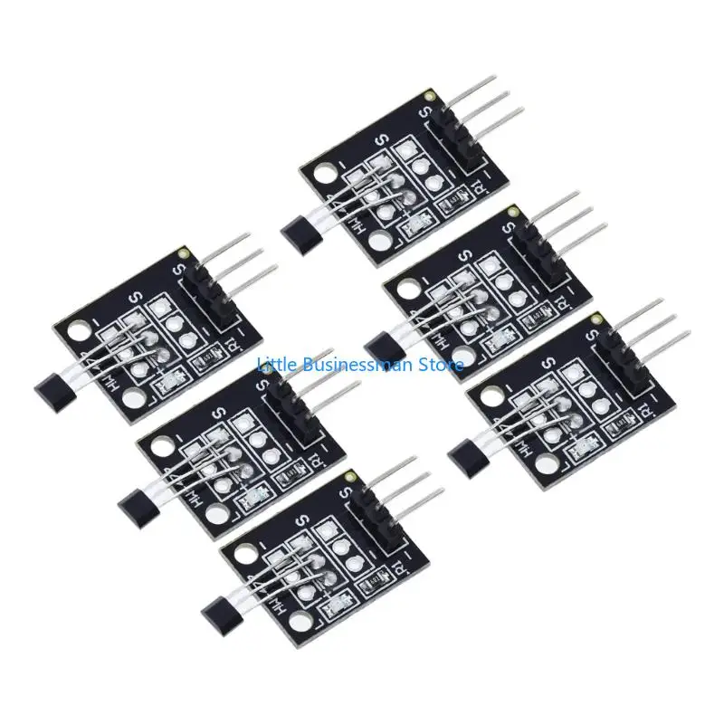 6PCS KY-003 A3144 Field Detection Sensors Fast Response High Accuracy M76A