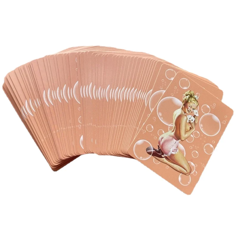 Paper Sexy Lady Poker Cards for adults women naked Game Playing Cards Vintage collection poker set Couple Gift sex card