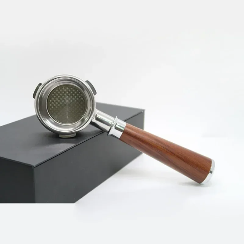 58MM 3 Ears Coffee Filter for Barsetto/Oster/HIBREW H10a Stainless Steel Bottomless Coffee Portafilter Handle Barista Tool