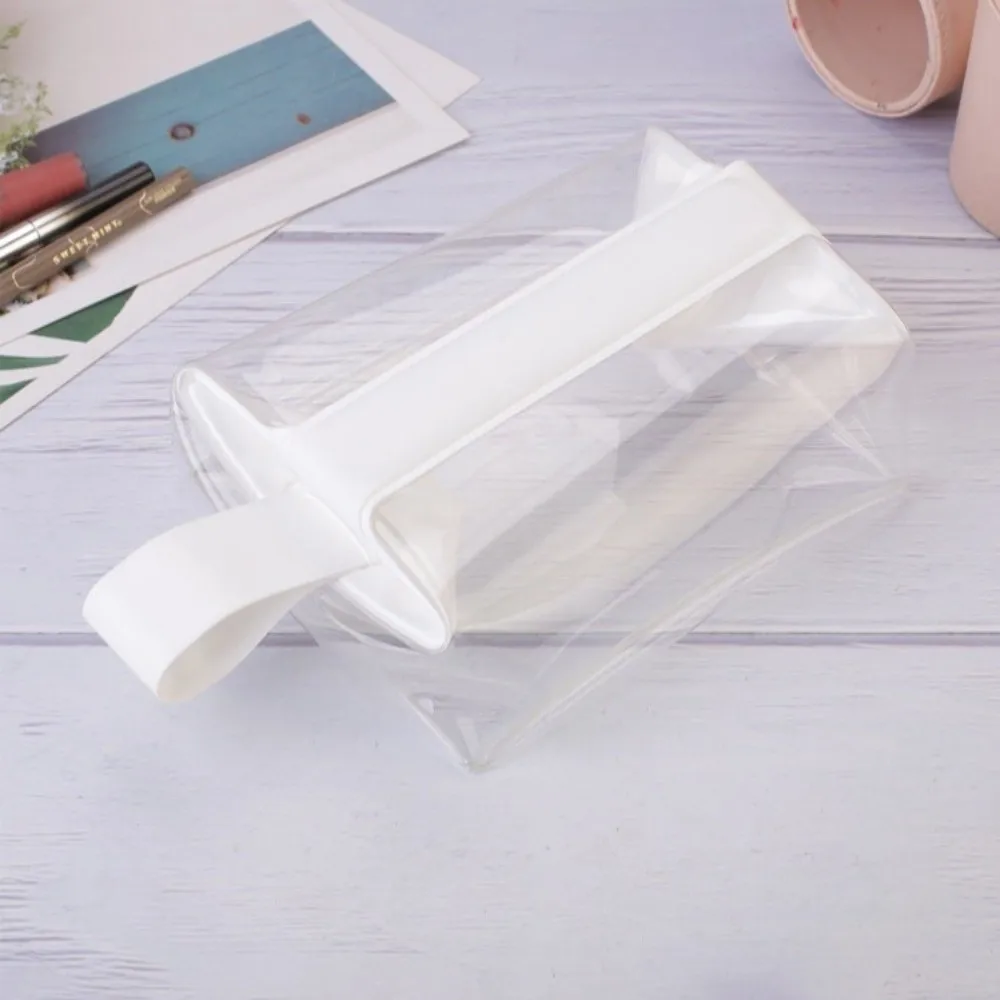 

Clear Toiletry Bags PVC with Magnetic Closure Makeup Bag Leak-proof Large Capacity Cosmetic Pouch for Women Men Traveling