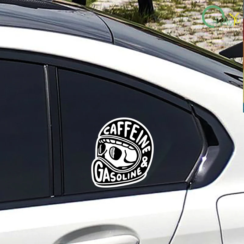 الجمجمة الكرتون فارس الرجعية دراجة نارية ملصق سيارة كهربائية شخصية تعديل الديكور سيارة ملصق عاكس مائي