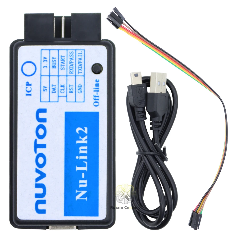 Эмулятор-отладчик-программатор Nu-Link 2 (NULINK2) ICP для работы онлайн и офлайн, SWD 12 Мбит/с, 8051, M0, M4, N76E003. Акция.