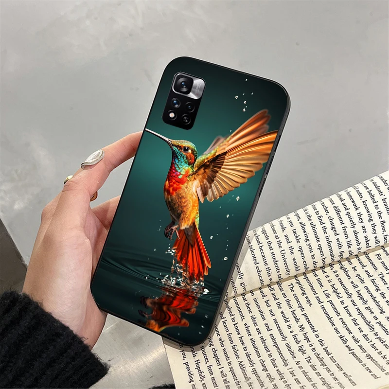 

Phone Case For Xiaomi Redmi note 14 Pro 14 13 12 11 10 Pro 14S 12S 11S Redmi 14C 13C 10 Bird Parrot