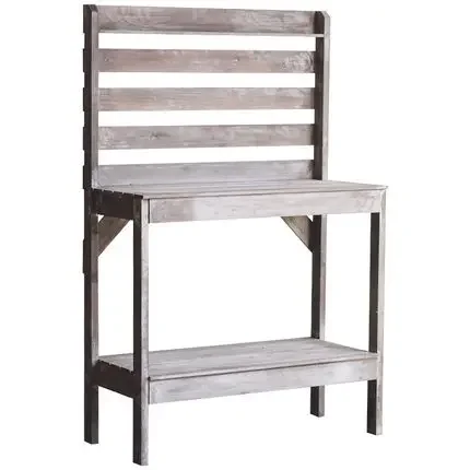 American country retro garden gardening console flower balcony living room old solid wood Easy to Clean High Precision