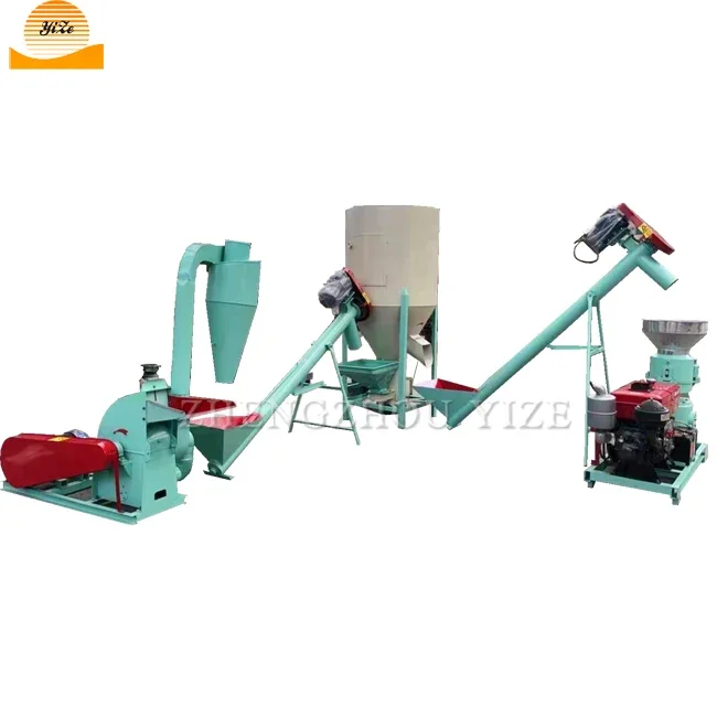 Pellet Machine Animal Feed Chicken Food Making Machine Animal Feed Pellet Mill Diesel Engine Animal Feed Pellet Machine