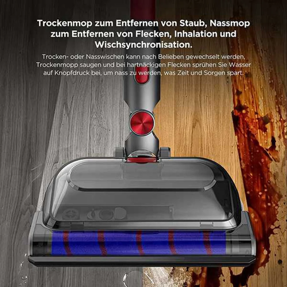 

Unique Attachment Mop Suction Electric Mop with Lock and Mop for V15 V11 V10 V8 V7 Vacuum Cleaner Accessories