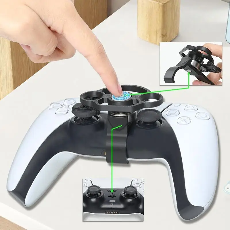 1Pcs Mini Game Steering Wheel For PS5 Game Controller Accessories-Racing Games Steering Wheel Replacement Enhanced Gaming