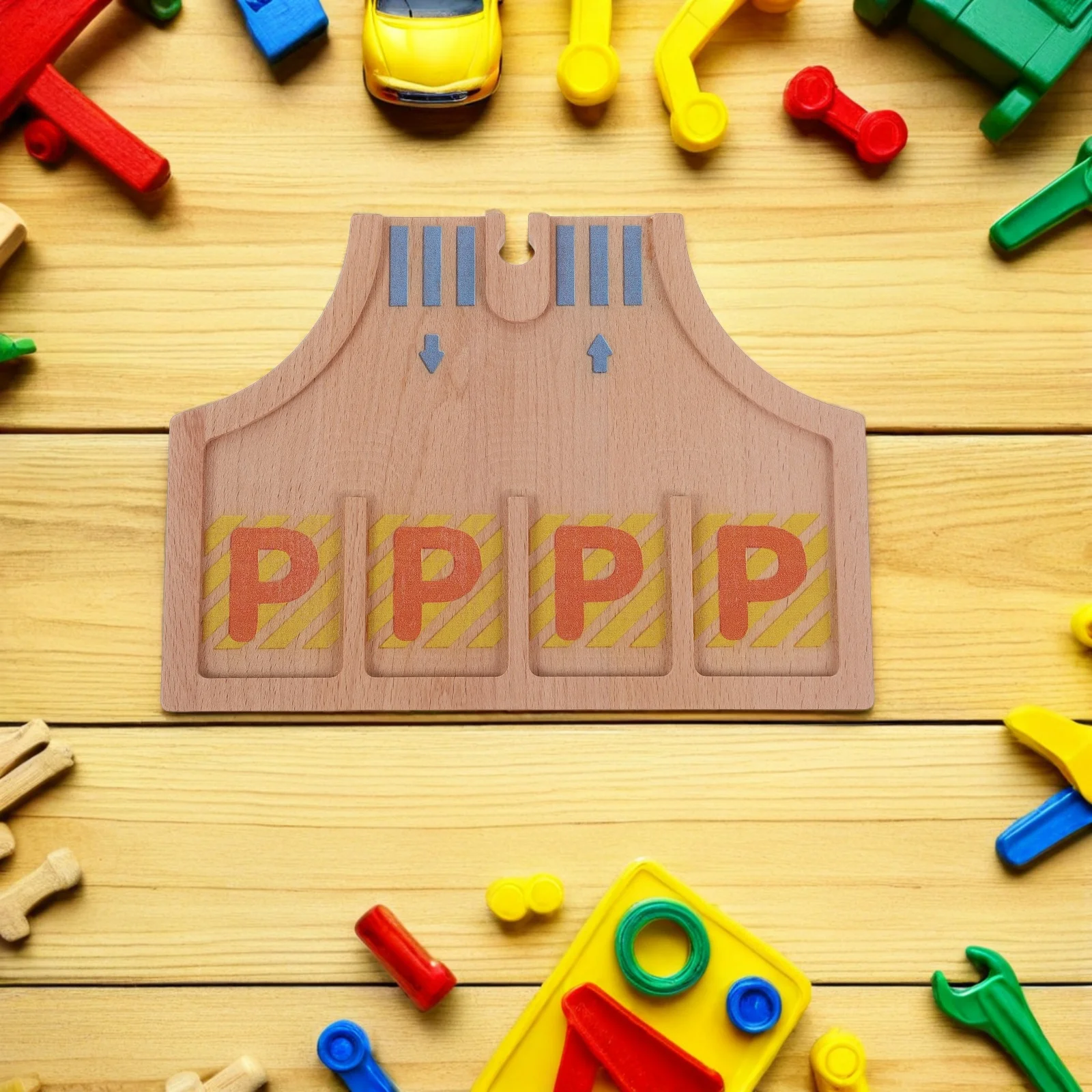 

1 шт. миниатюрная деревянная парковка, поезд, трек, сцена, аксессуар для детей, Монтессори, обучающий автомобильный игровой набор, диорама, ремесленный декор