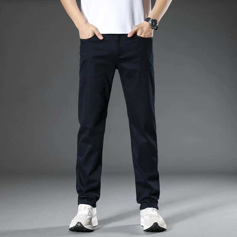 الرجال الصيف عادية رقيقة فضفاضة مستقيم الساق السترة السراويل موضة تنوعا الذكور تمتد الأعمال بلون حجم كبير بنطلون