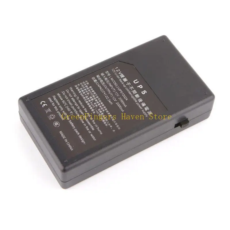 F68D 12V2A 22.2W UPS Uninterrupted Backup Power Supply Mini Battery For Camera Router