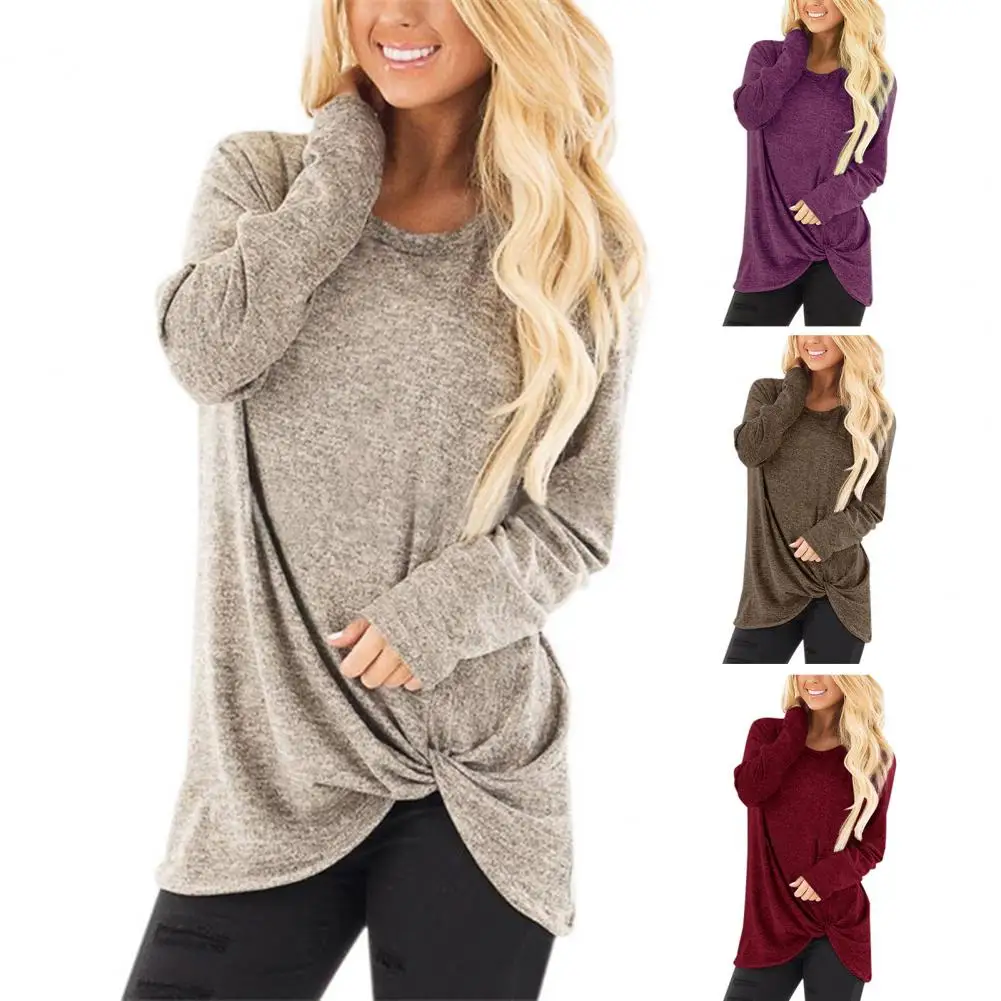 Long Sleeve Top White T-Shirts Women Chic Kink Top Summer Pollover Solid O Neck T Shirt Streetwear Basic Black Tees 2025