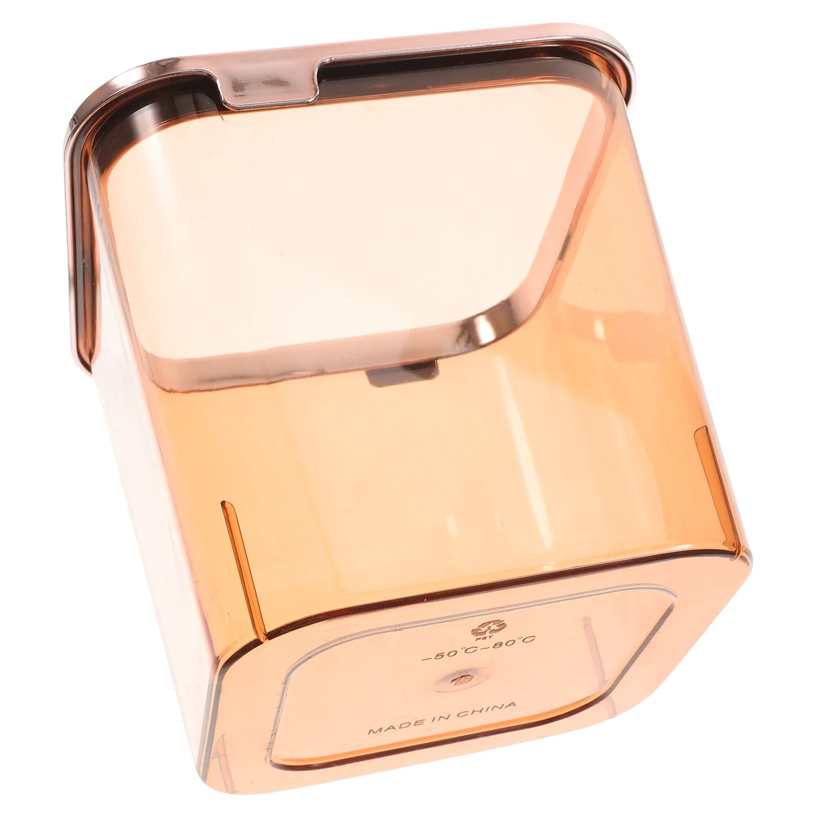 

Clear Household Trash Can Bedroom Kitchen Pet Plastic Garbage Bin Square Wastebasket Transparent Container Black Bucket