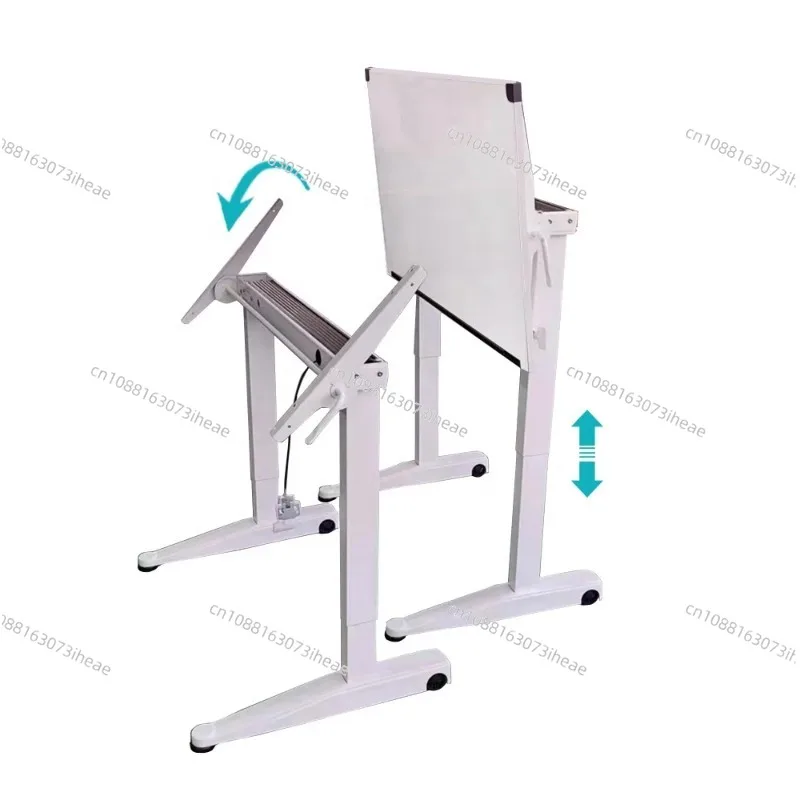 مكتب رسم حديث قابل للتعديل بارتفاع متحرك للفنانين والطلاب المعماريين للاستخدام المكتبي والمدرسة أو المنزل والفندق #3