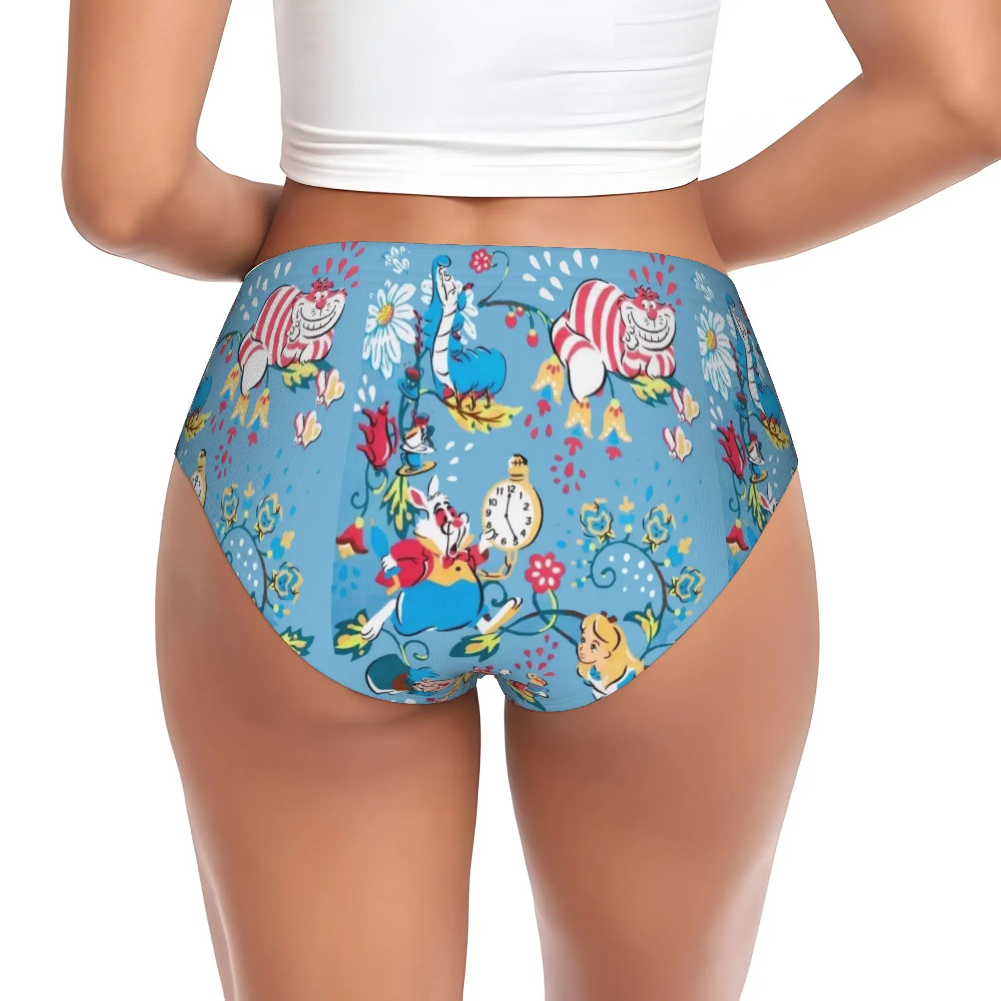 Custom C-Cheshire Anime Cat Brief Panties for Women Comfort Stretch  Underwear