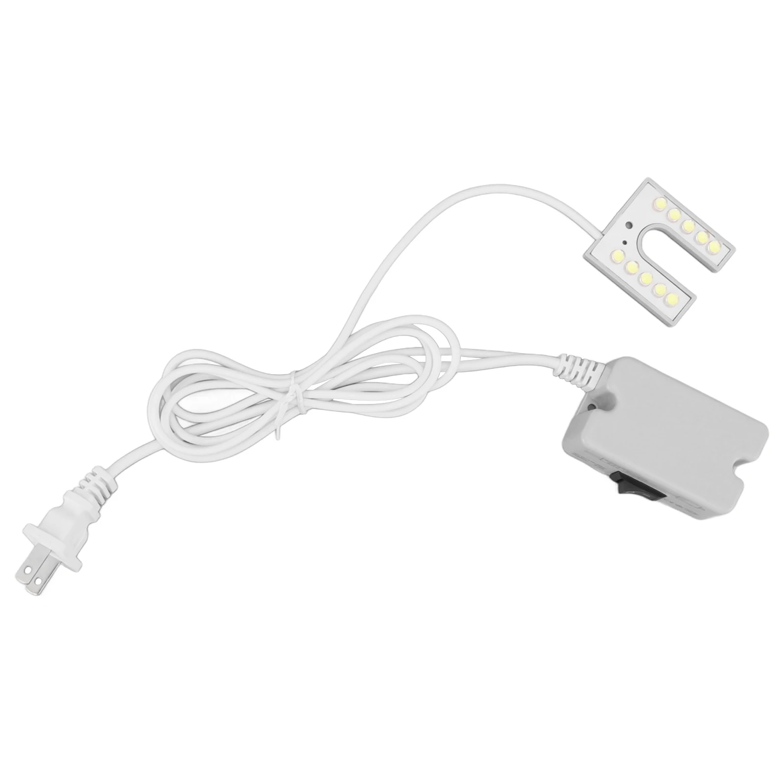 Machine Tool Work Light Sewing Machine Light 10 LED Beads Bright Natural Light Working Gooseneck Lamp with Magnetic Base