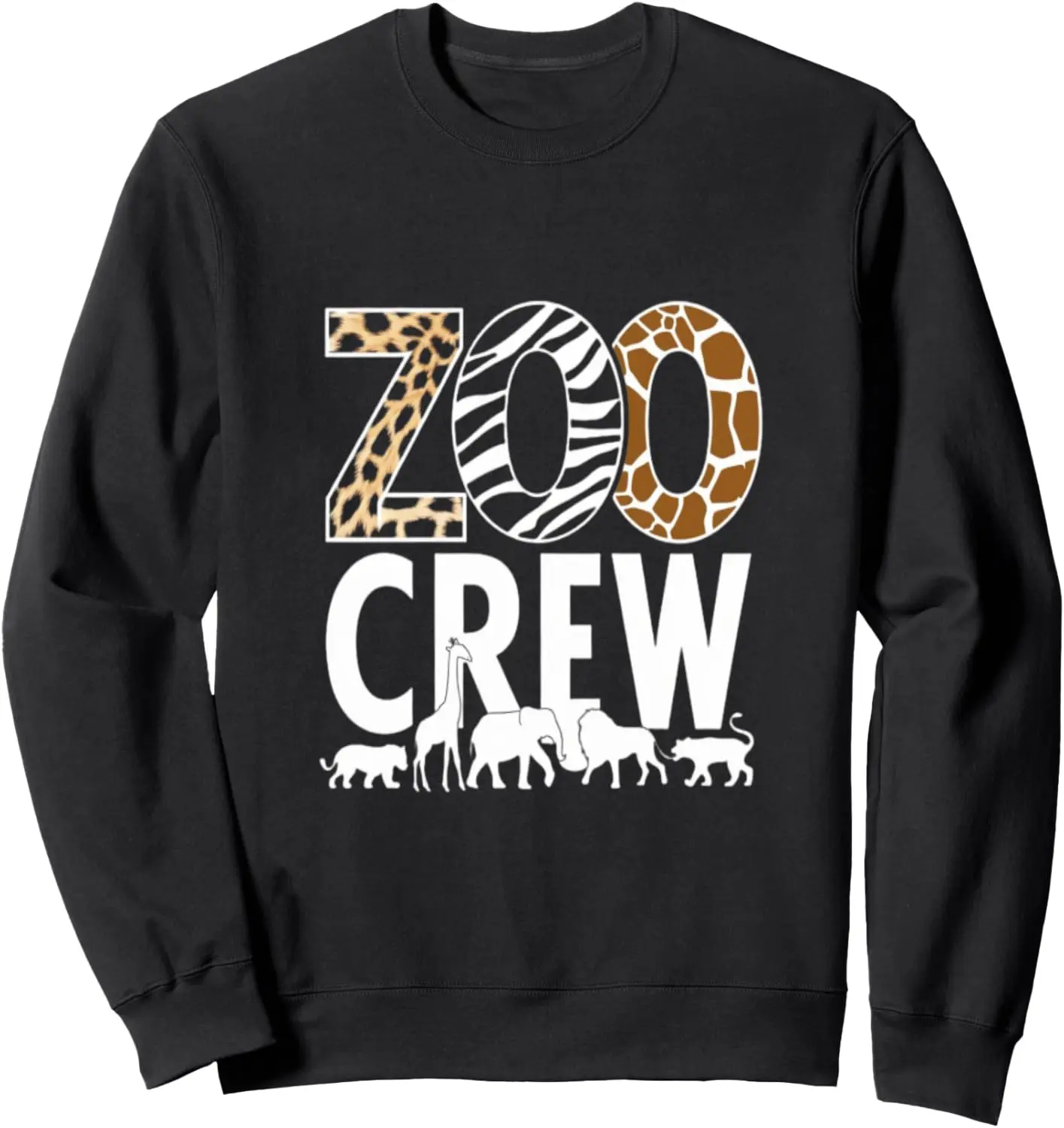 African Vacation Retro Sunset Vacation Trip Safari Crew Sweatshirt