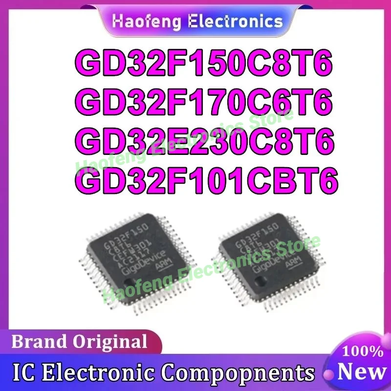 

GD32F101CBT6 GD32F150C8T6 GD32F170C6T6 GD32E230C8T6 GD32F GD32E IC MCU Chip 100% New Original in stock