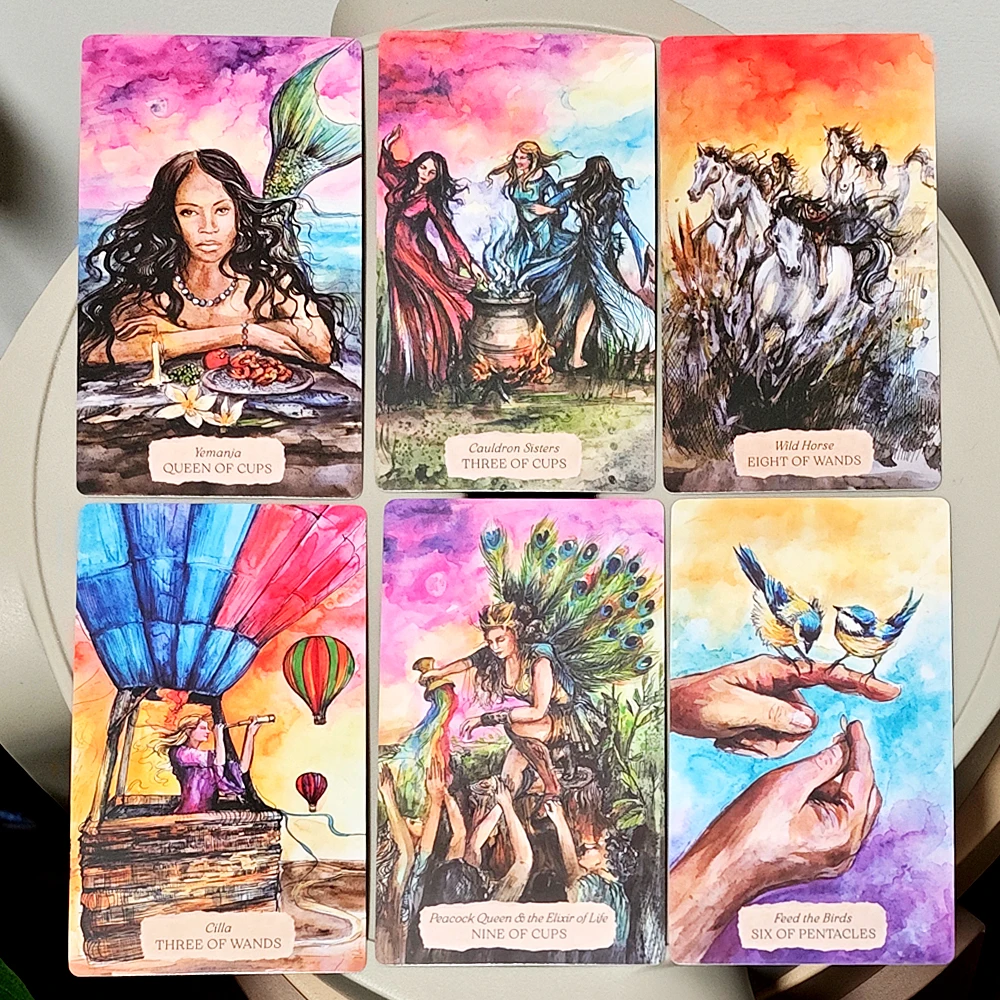 Baraja de Tarot Bonestone & Earthflesh de 12*7 cm – Un viaje a través del mito, el misticismo y los paisajes sagrados