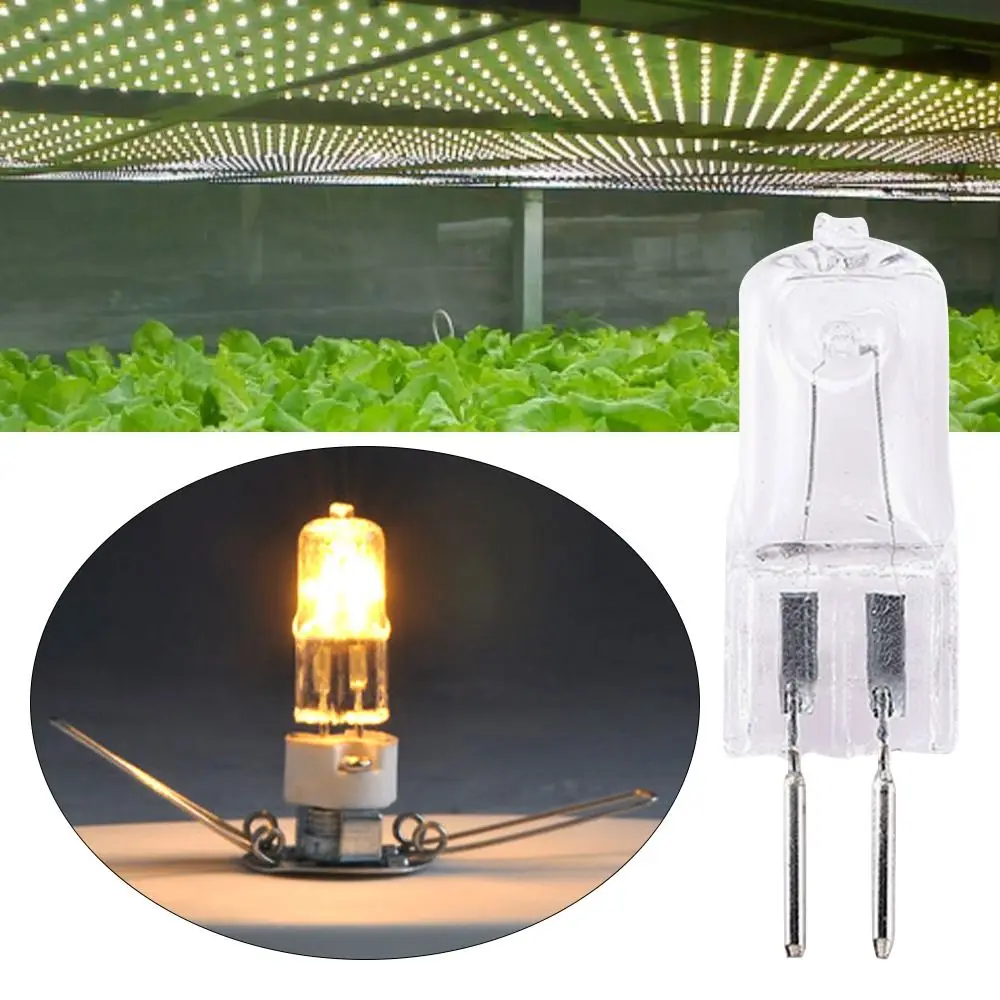 5PCS 220V G5.3 35W/50W Base Halogen JC Type Bulbs Capsule Lamps Bulbs Light Warm White LED Lamp Bi-Pin