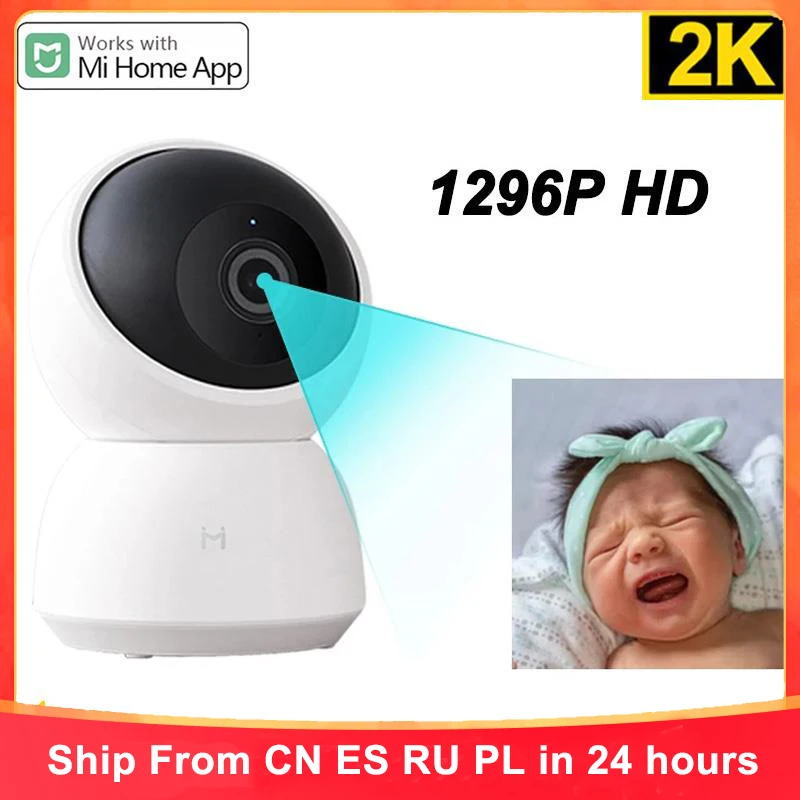 Hot Smart Camera 2K 1296P HD 360 Angle WIFI Night Webcam Video IP Camera Baby Security Monitoring for Xiaomi MiHome APP