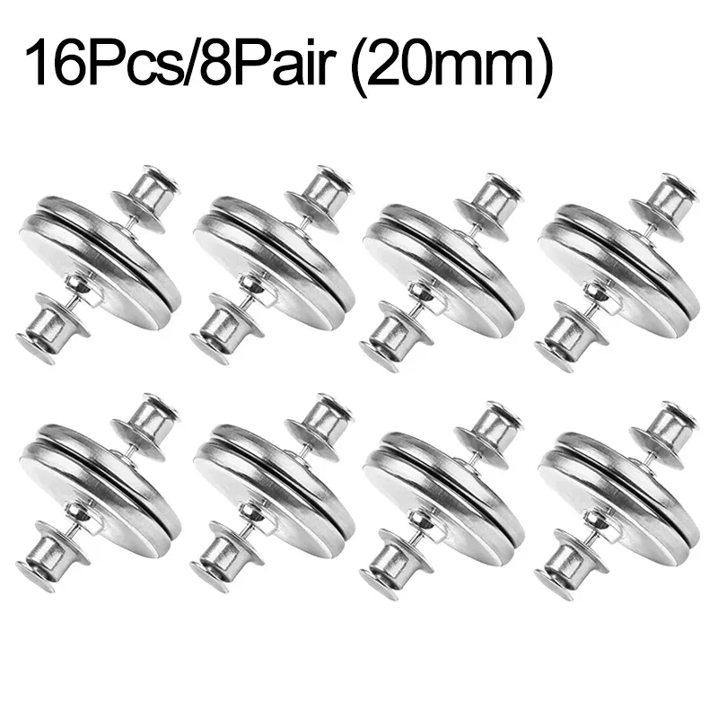 4/8Pairs Gordijn Magnetische Knop Afneembare Gordijn Fix Fastener Clip Voorkomen Licht Aanpassing Venster Scherm Sluiten Magneet Gesp