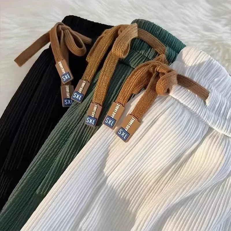 

Ice Silk Qui Dry Four-Quarter orts Мужские летние баскетбольные спортивные повседневные свободные брюки средней длины для бега на пять четвертей