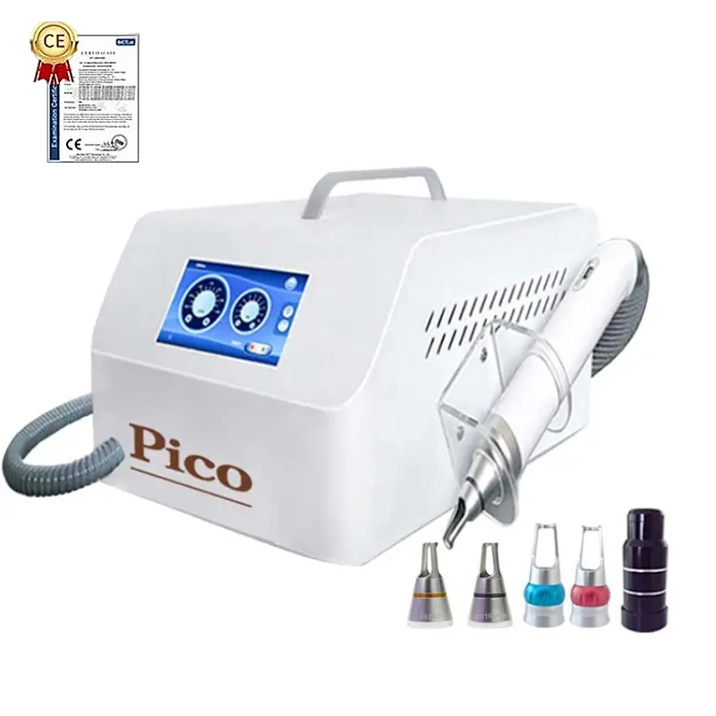 Pico Picosecond Laser Q-switch Tattoo Remova 1064nm 532nm Switched Machine Eyebrow Pigment Wrinkle Removal Beauty Products Skin