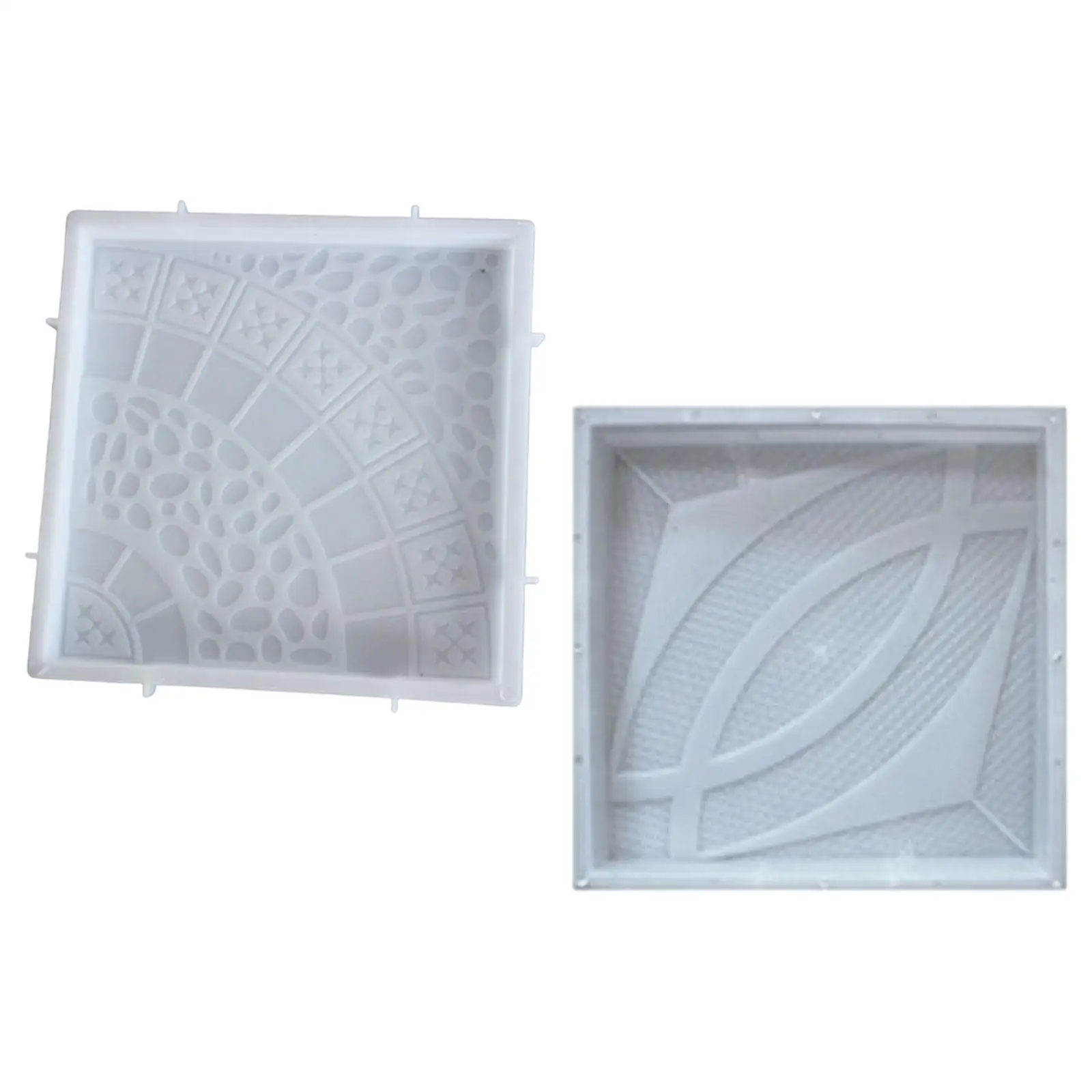 Concrete Brick Mould Reusable Square Stepping Stone Paver Garden Pavement Mould for Landscape Sidewalk Walkway Courtyard Pathway