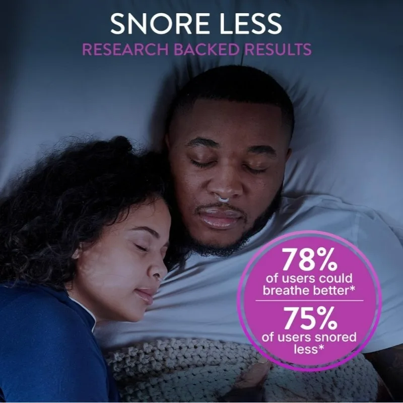 3 أحجام جهاز إيقاف الشخير سيليكون مشبك أنف مرن لوازم مكافحة الشخير موسع الأنف لنوم أفضل وتحسين تدفق الهواء #3