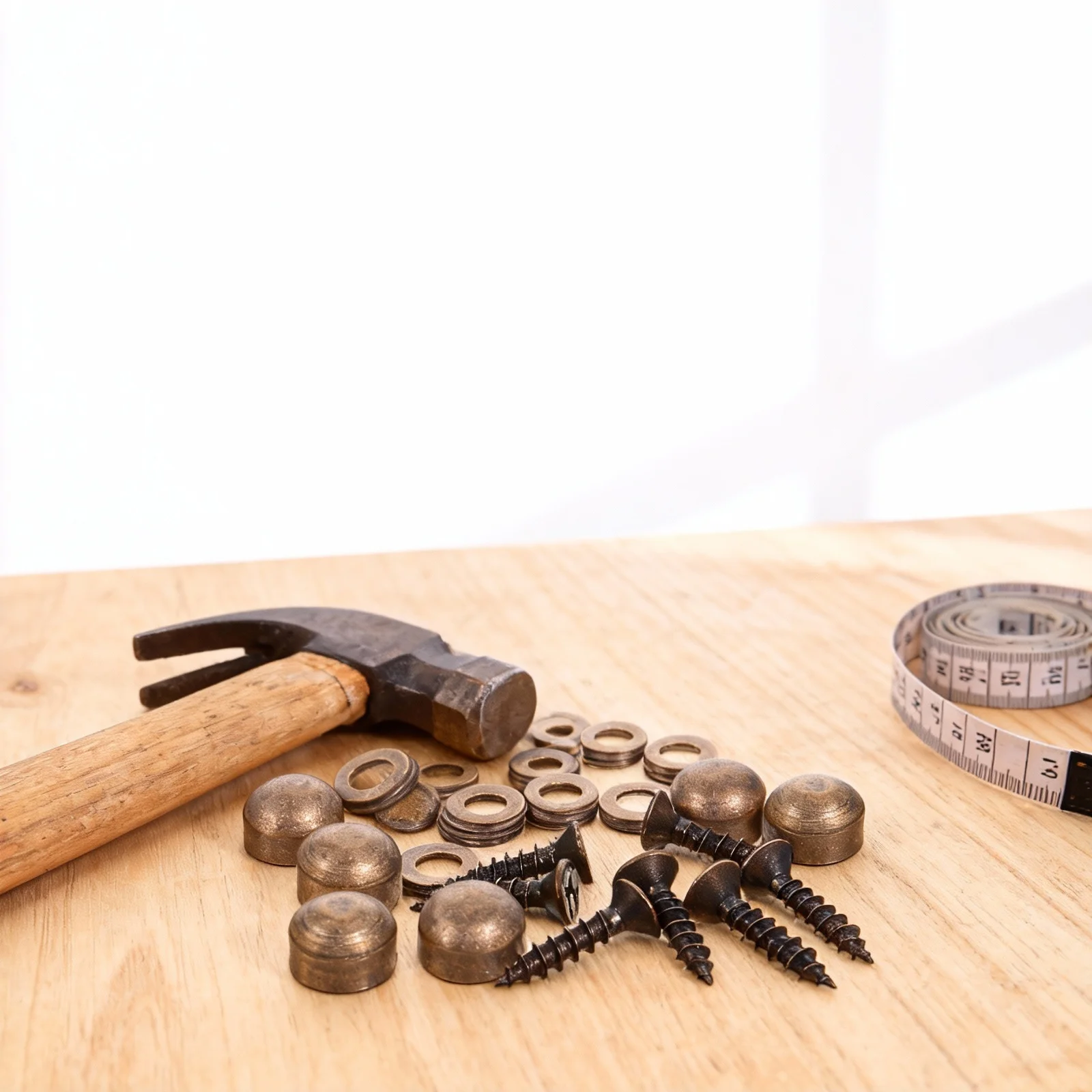 

Self Tapping Decorative Screws with Stylish Caps for Mirror Hanging and Sign Fixing Durable Fastening Hardware