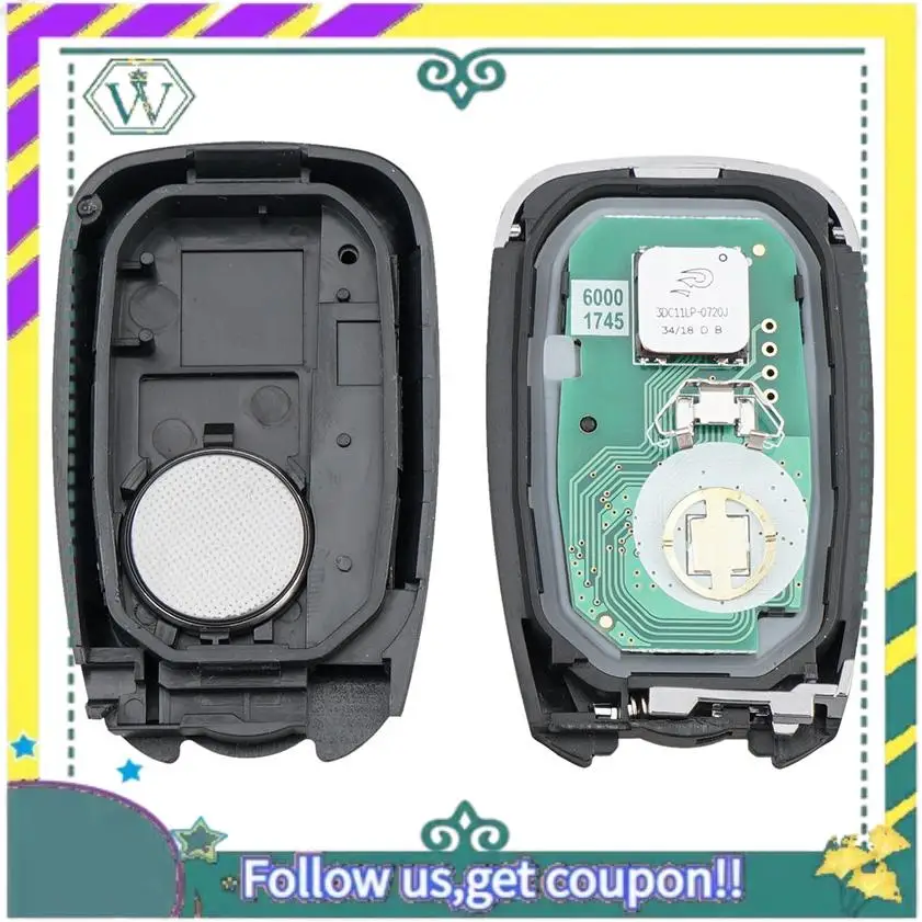 

A82U-Car Smart Remote Key 5 Button 315Mhz Fit For Equinox 2018 2019 HYQ4AA
