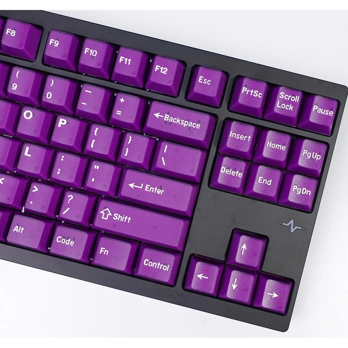 Purple semi-transparent keycap 171 keys Original PBT two-color adaptation Cougar mad60/68H drunk deer G60, etc